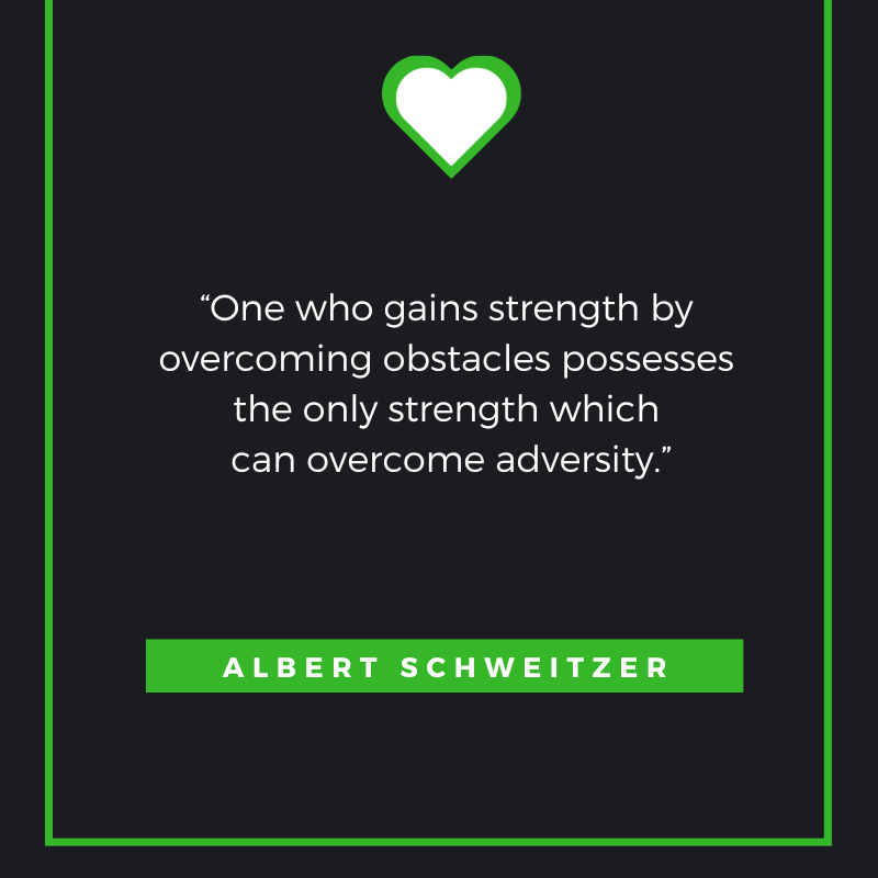 One who gains strength by overcoming obstacles possesses the only strength which can overcome adversity. Albert Schweitzer