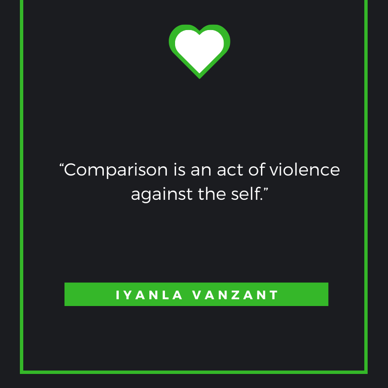 Comparison is an act of violence against the self. Iyanla Vanzant