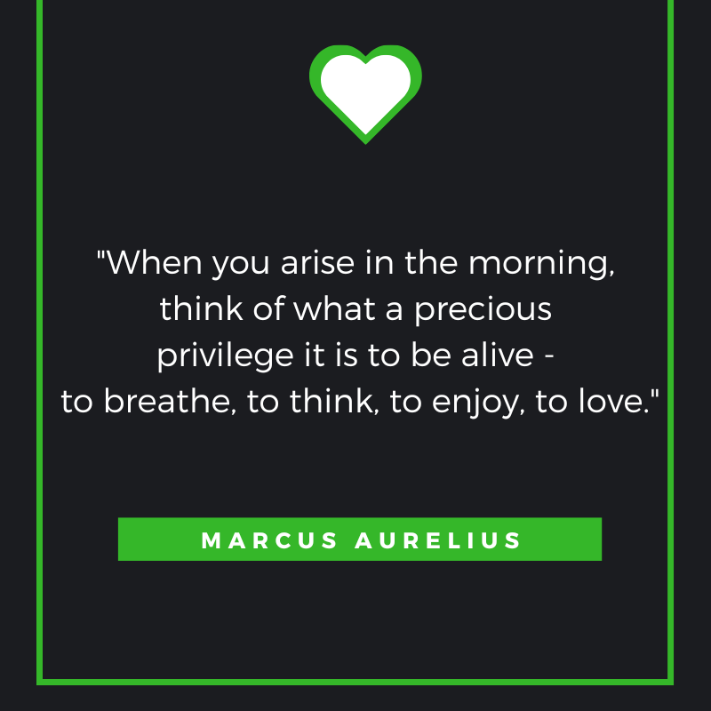 Motivational quote by Marcus Aurelius